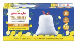 Ge Trash Tk Ds Bag 13gl Lemon