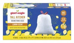 Ge Trash Tk Ds Bag 13gl Lemon