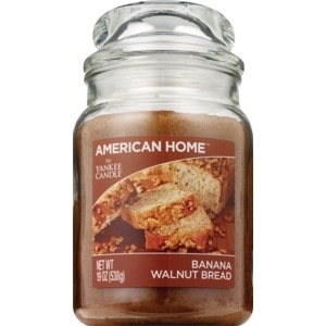 slide 1 of 1, Yankee Candle American Home Jar Candle Banana Walnut Bread, 19 oz