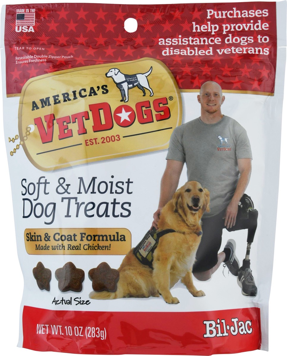 slide 7 of 9, Bil-Jac America's VetDogs Dog Treats 10 oz, 10 oz