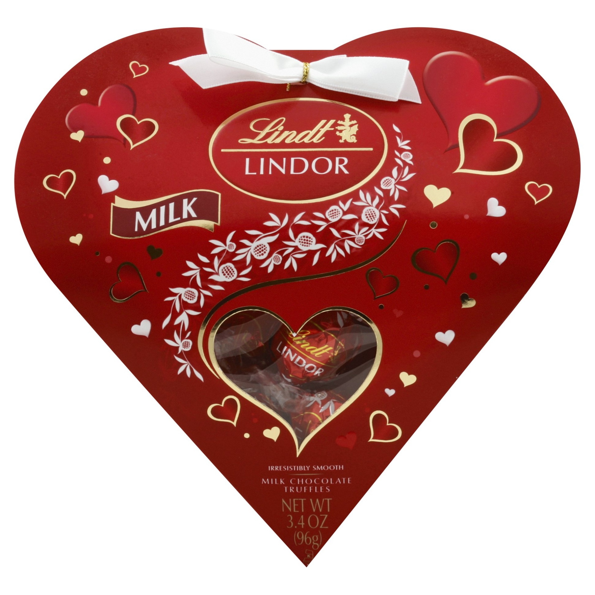 Lindor Valentine's Milk Chocolate Truffles 3.4 oz | Shipt