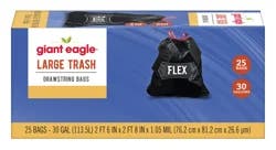 GE Trash Tall Kitchen Drawstring 30 Gallon