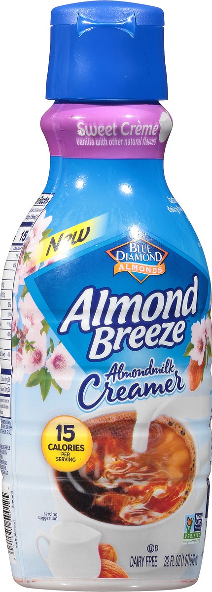 slide 6 of 9, Almond Breeze Sweet Crème Almondmilk Creamer, 32 oz, 32 fl oz