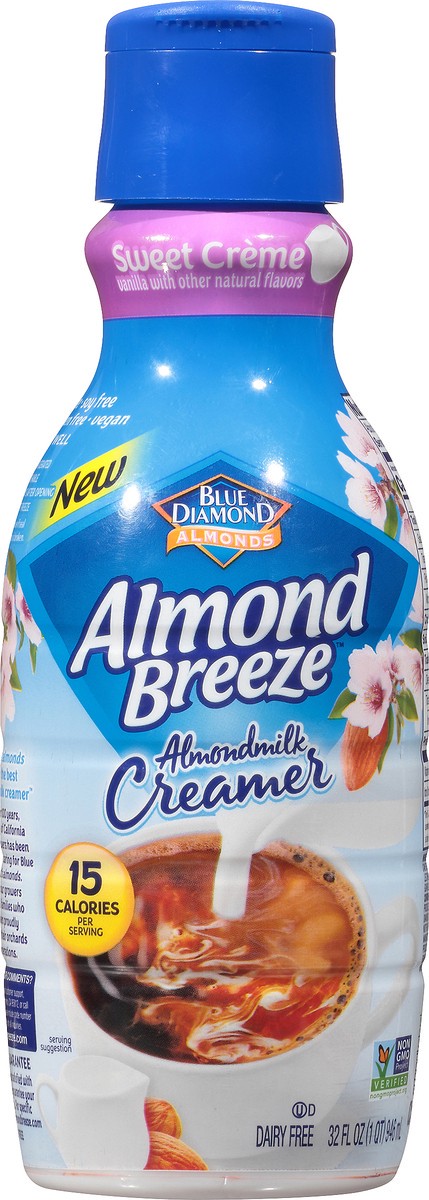 slide 2 of 9, Almond Breeze Sweet Crème Almondmilk Creamer, 32 oz, 32 fl oz