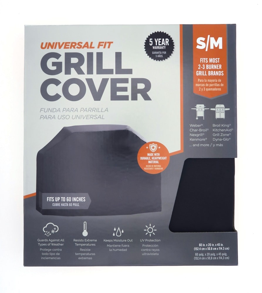 slide 1 of 1, Mr. Bar-B-Q Grill Cover - Black, 60 in