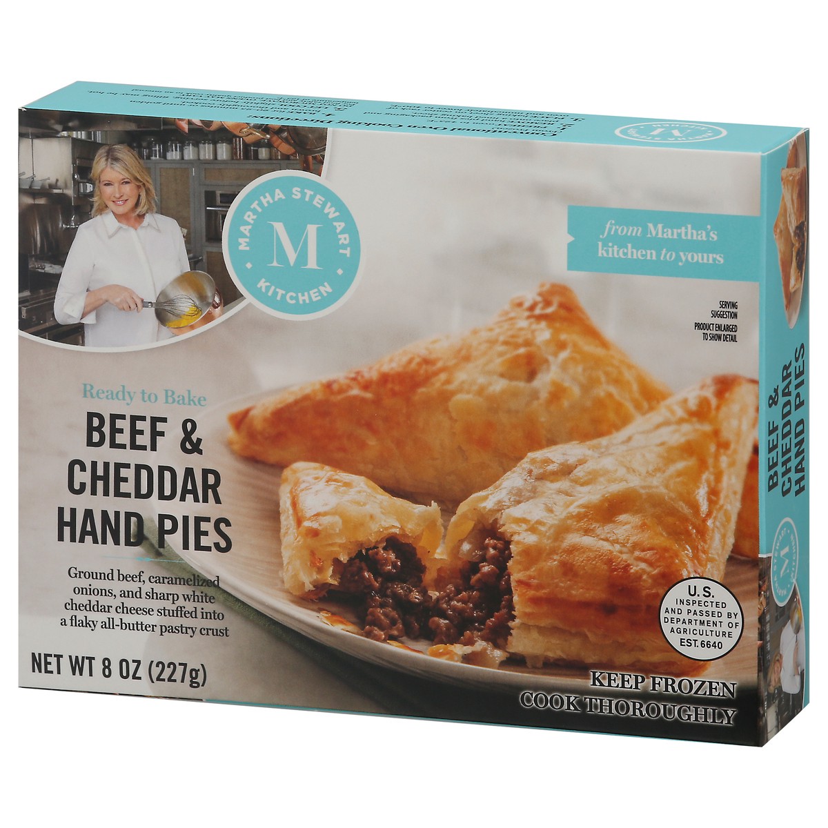 slide 3 of 9, Martha Stewart Kitchen Beef & Aged Cheddar Hand Pies, 2 ct; 9 oz