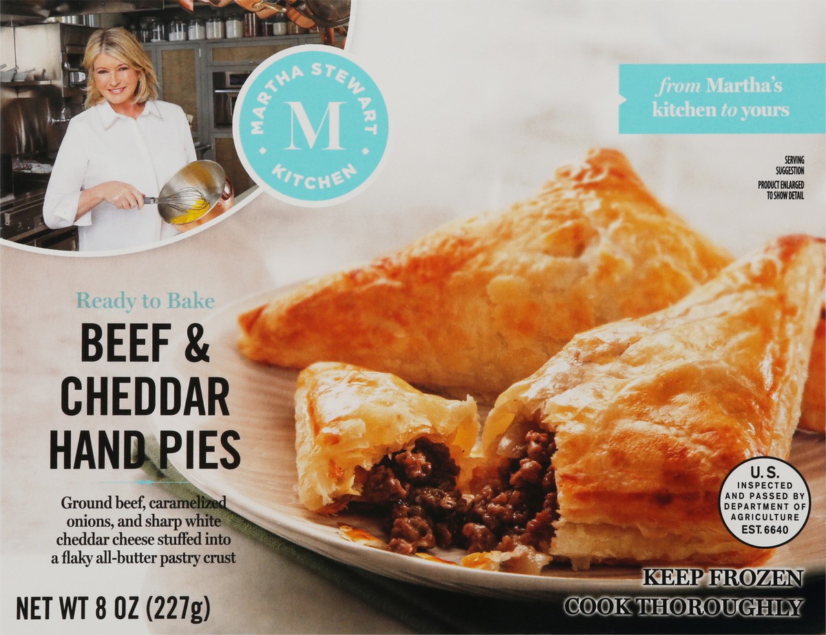 slide 6 of 9, Martha Stewart Kitchen Beef & Aged Cheddar Hand Pies, 2 ct; 9 oz