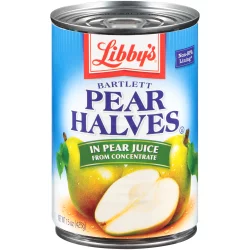 Libby's Natural Lite Bartlett Pear Halves - 15 oz