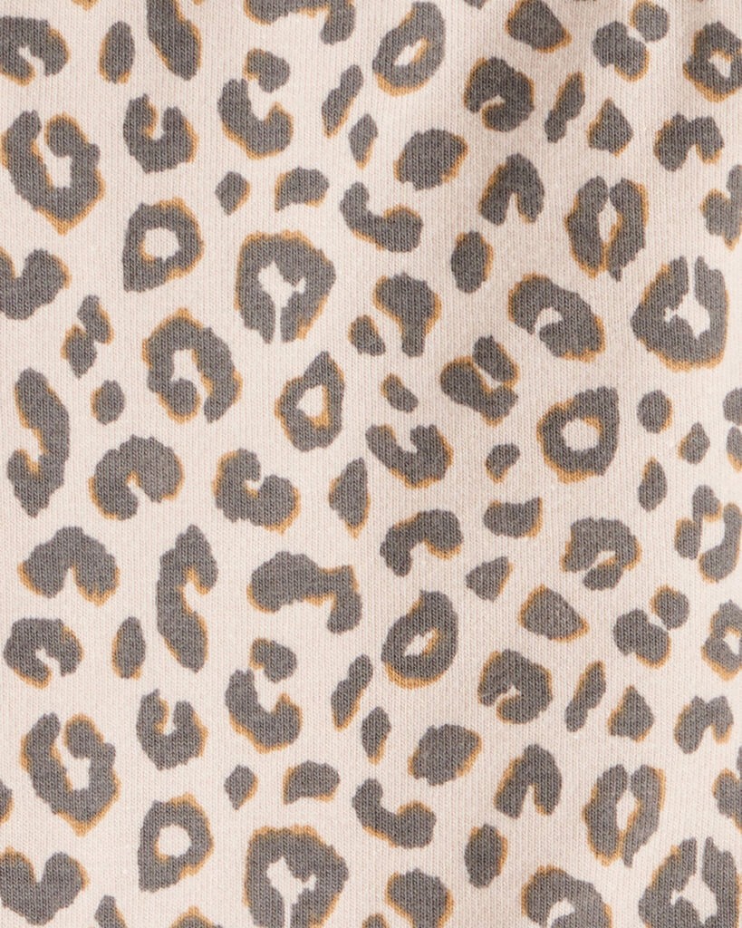 slide 3 of 3, Carter's Carters Baby Girl Cotton Leopard Stretch Leggings - Brown Brown 24M, 1 ct
