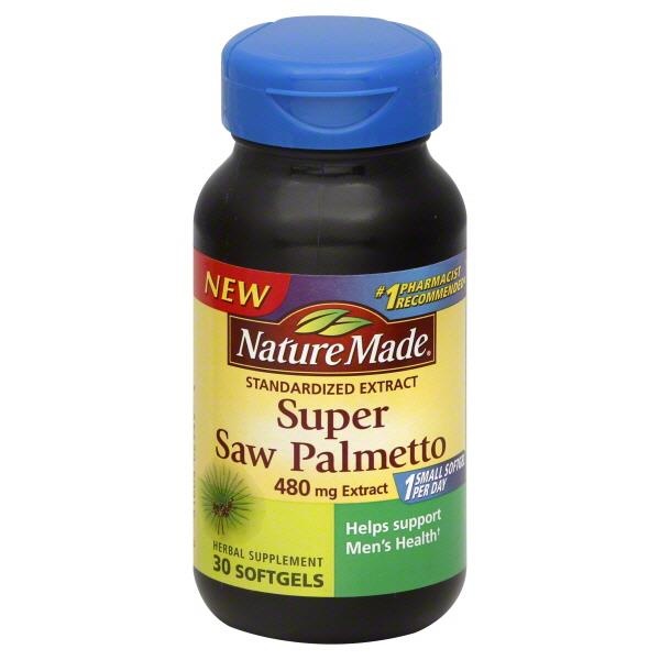 slide 1 of 1, Nature Made Super Saw Palmetto Dietary Supplement Softgels, 30 ct