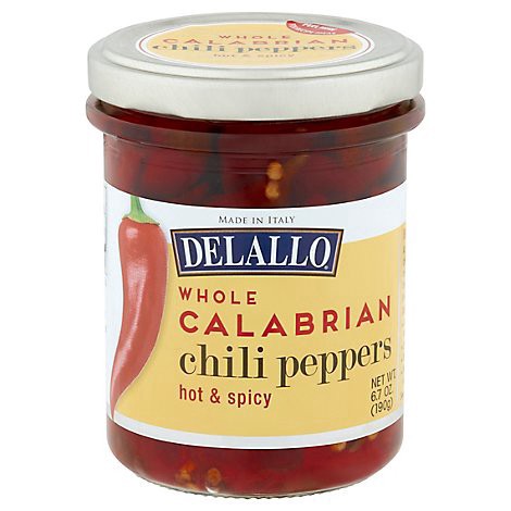 slide 1 of 1, Delallo Peppers Calabrian Chili - 6.7 Oz, 6.7 oz