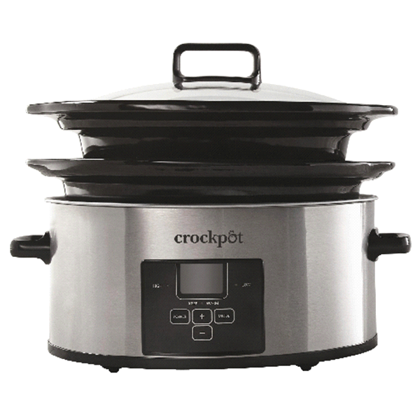 slide 1 of 1, Crock-Pot Choose-A-Crock Programmable Slow Cooker, 6 qt