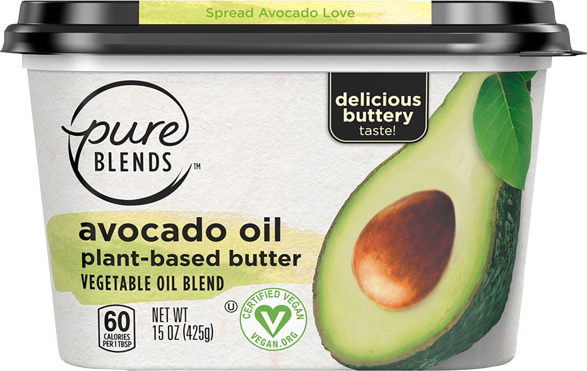 slide 1 of 6, Pure Blends Plant-Based Butter Avocado Oil Vegetable Oil Blend 15 oz, 15 oz