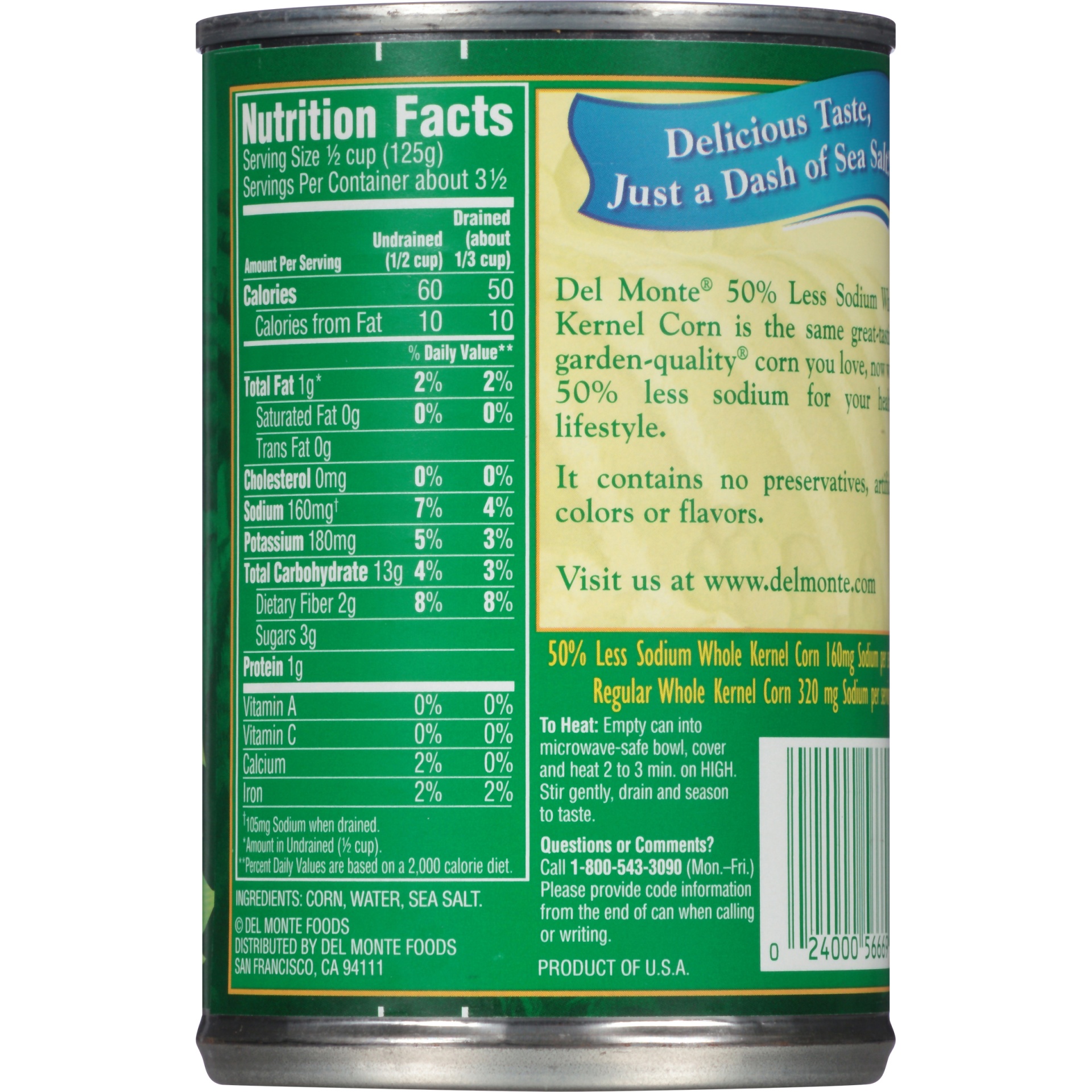 slide 6 of 6, Del Monte Fresh Cut Whole Kernel Corn 15.25 oz, 15.25 oz