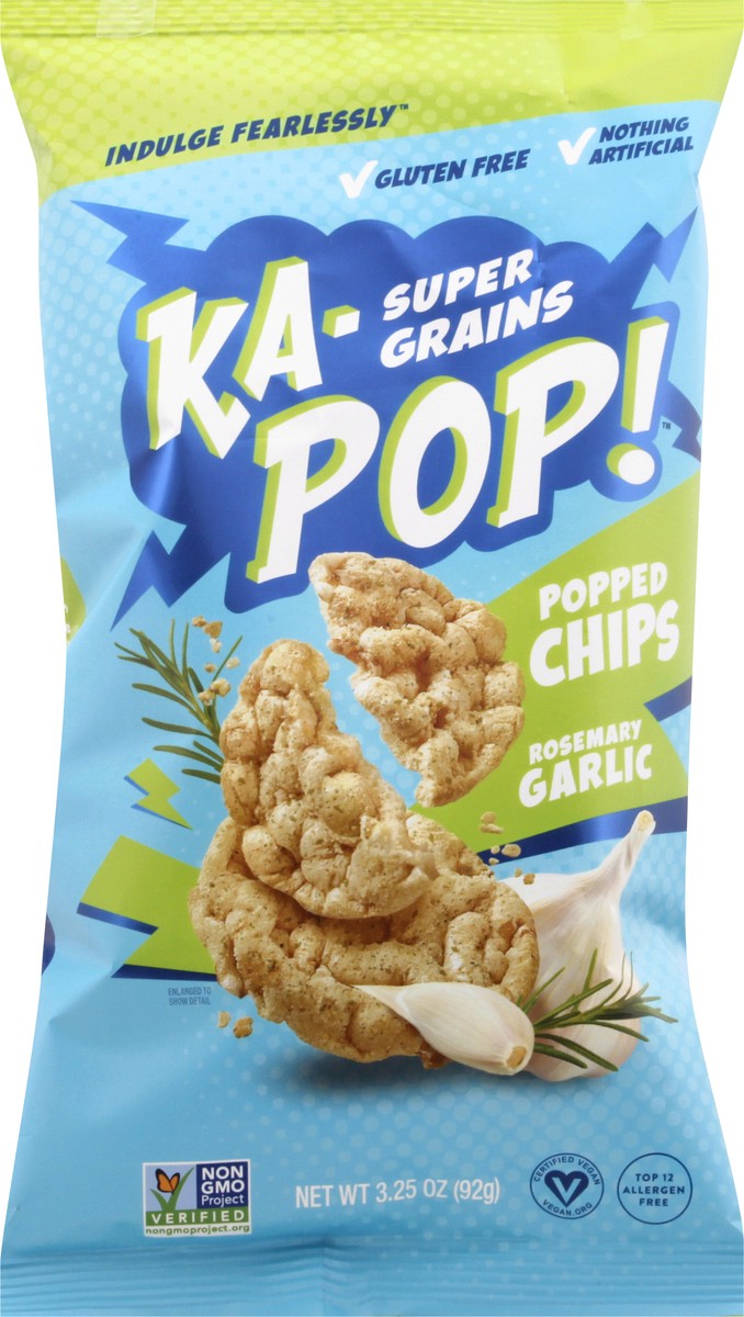 slide 6 of 13, Ka-Pop! Rosemary Garlic Popped Chips, 3.25 oz