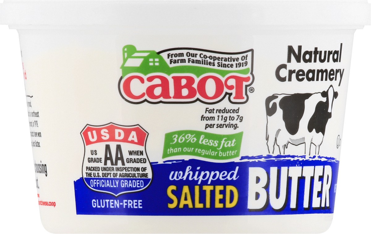 slide 13 of 13, Cabot Butter Whipped Tub Salted, 1 ct