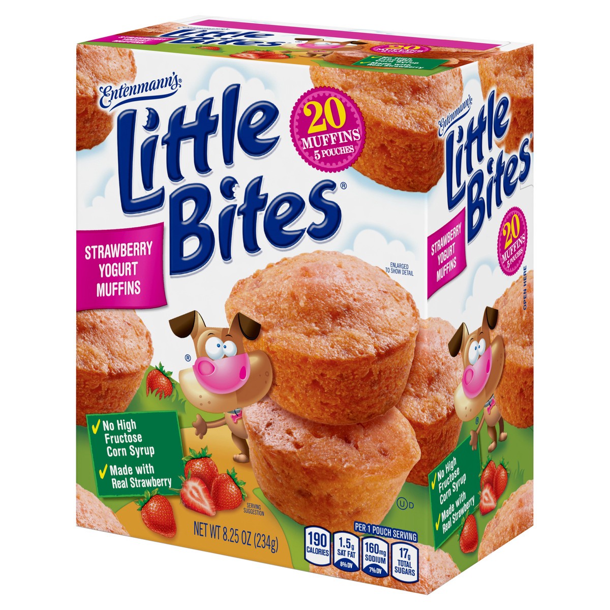 Entenmann's Little Bites Strawberry Yogurt Muffins 5 Pk 20 Muffins 5 ct