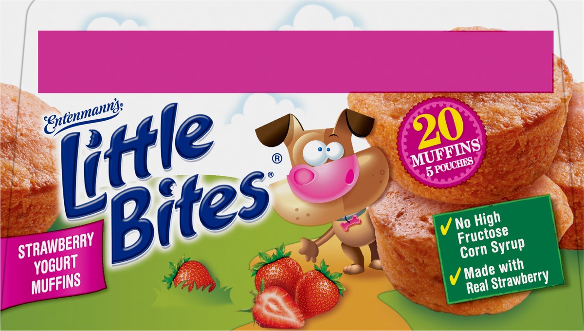 Entenmann's Little Bites Strawberry Yogurt Muffins 5 Pk 20 Muffins 5 ct