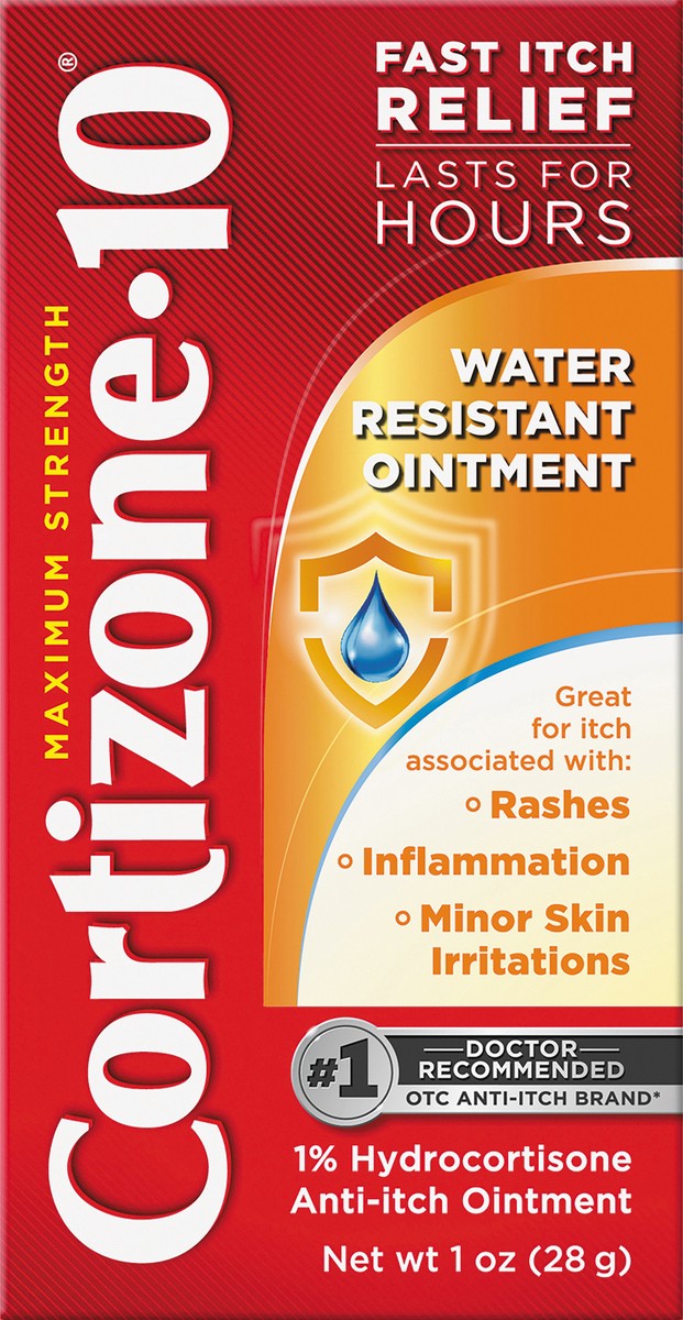 slide 4 of 7, Cortizone-10 Maximum Strength Hydrocortisone Ointment, 1 oz