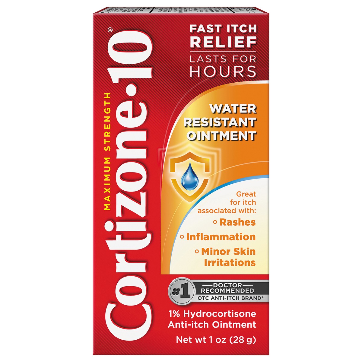 slide 1 of 7, Cortizone-10 Cortizone 10 Water Resistant Ointment 1 oz., 1 oz