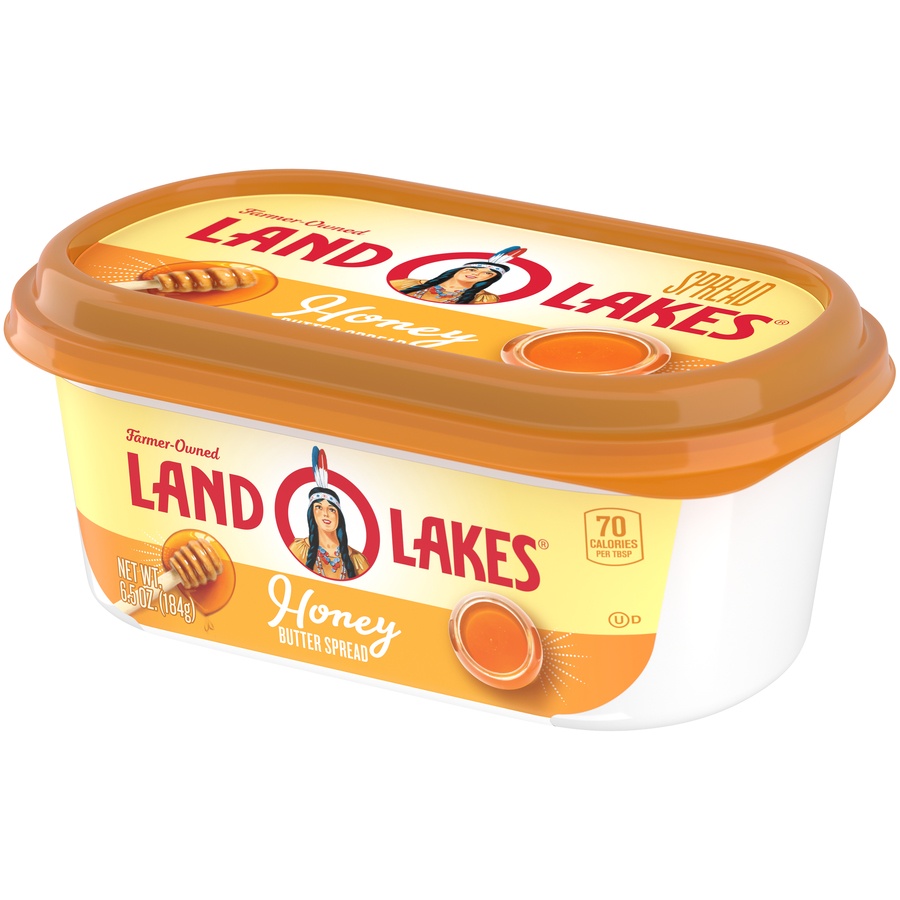 slide 6 of 6, Land O'Lakes Honey Butter Spread, Spreadable, 6.5 oz