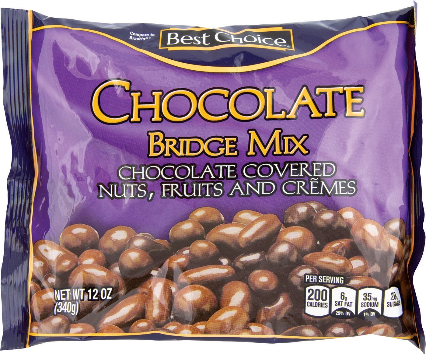 slide 1 of 1, Best Choice Chocolate Bridge Mix, 12 oz