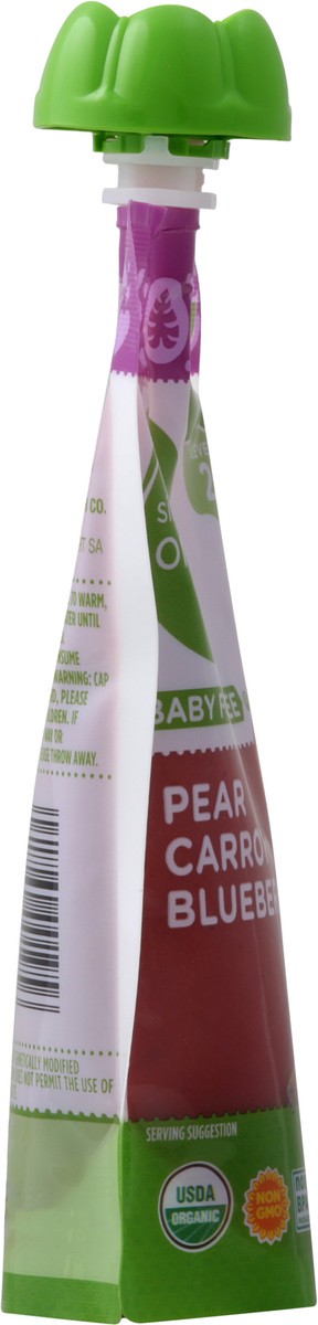 slide 4 of 8, Simple Truth Organic Pear Carrot Blueberry Stage 2 Baby Food Puree, 4 oz