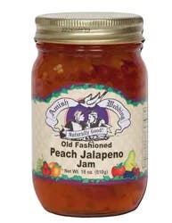 Amish Wedding Old Fashioned Peach Jalapeno Jam 18 oz