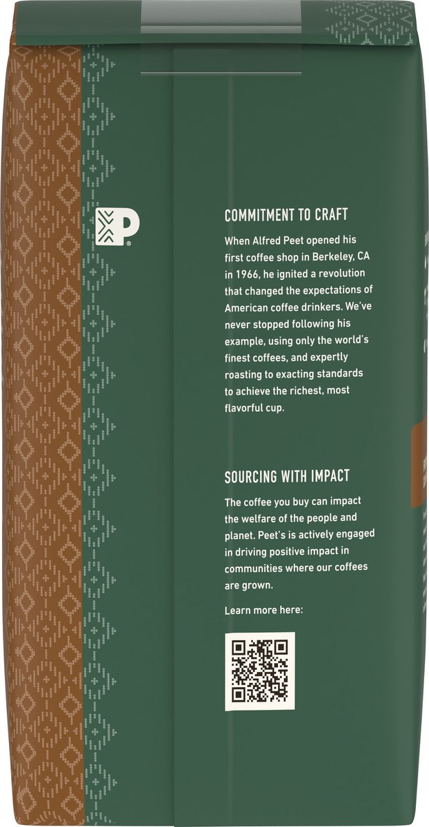 slide 5 of 9, Peet's Coffee, French Roast Organic Dark Roast Ground Coffee - 18oz Bag, 18 oz