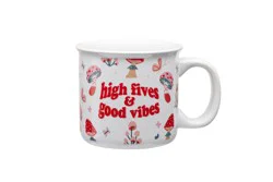 Clay Art High Fives Good Vibes Mug