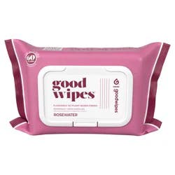 goodwipes Rosewater Flushable Wipes - 60ct