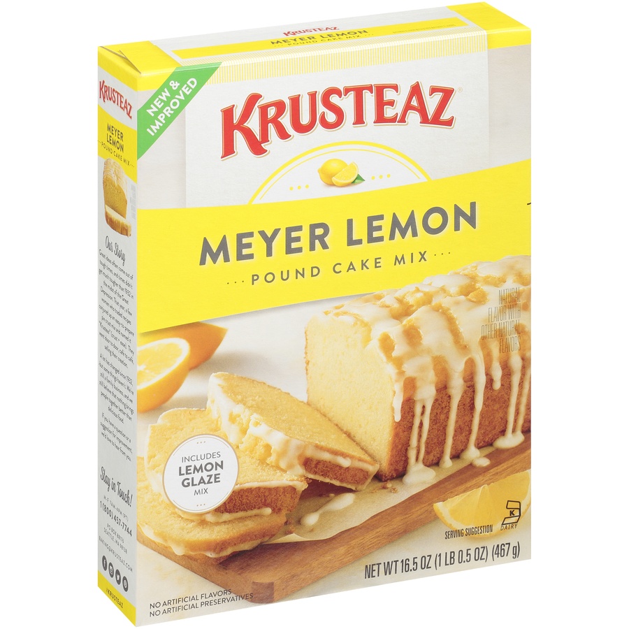 slide 3 of 8, Krusteaz Pound Cake Mix, 16.5 oz