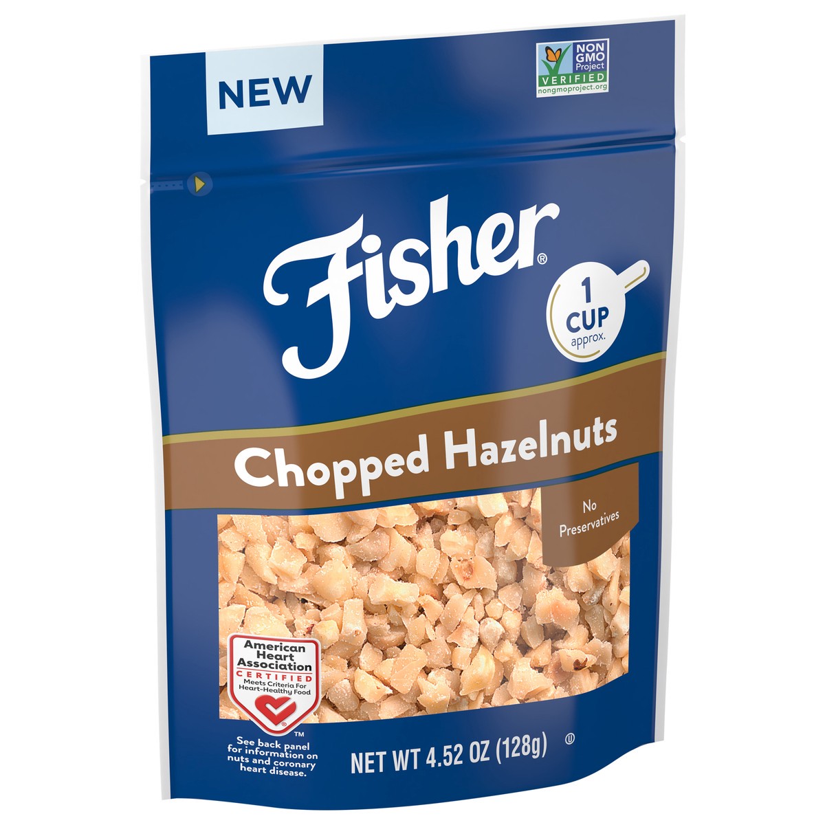 slide 2 of 9, Fisher Chopped Hazelnuts, 4.52 oz