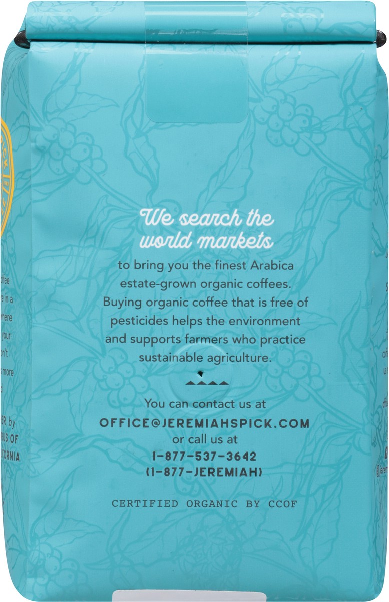 slide 9 of 11, Jeremiah's Pick Coffee Organic Medium Dark Breakfast Blend Coffee - 10 oz, 10 oz