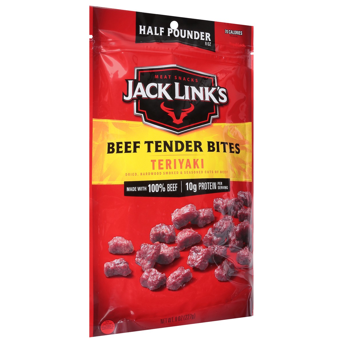 slide 4 of 9, Jack Link's Teriyaki Beef Tender Bites Half Pounder 8 oz, 8 oz