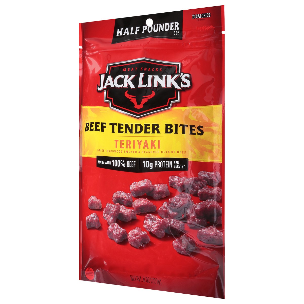 slide 5 of 9, Jack Link's Teriyaki Beef Tender Bites Half Pounder 8 oz, 8 oz
