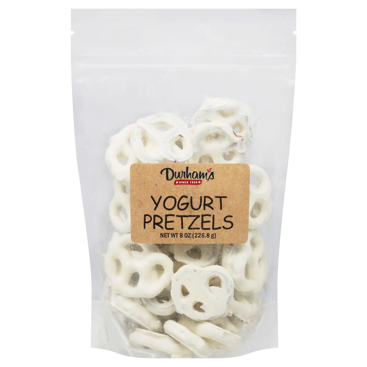 slide 1 of 13, Durham's Yogurt Pretzels 8 oz, 8 oz