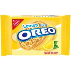 Oreo Lemon Creme Sandwich Cookies