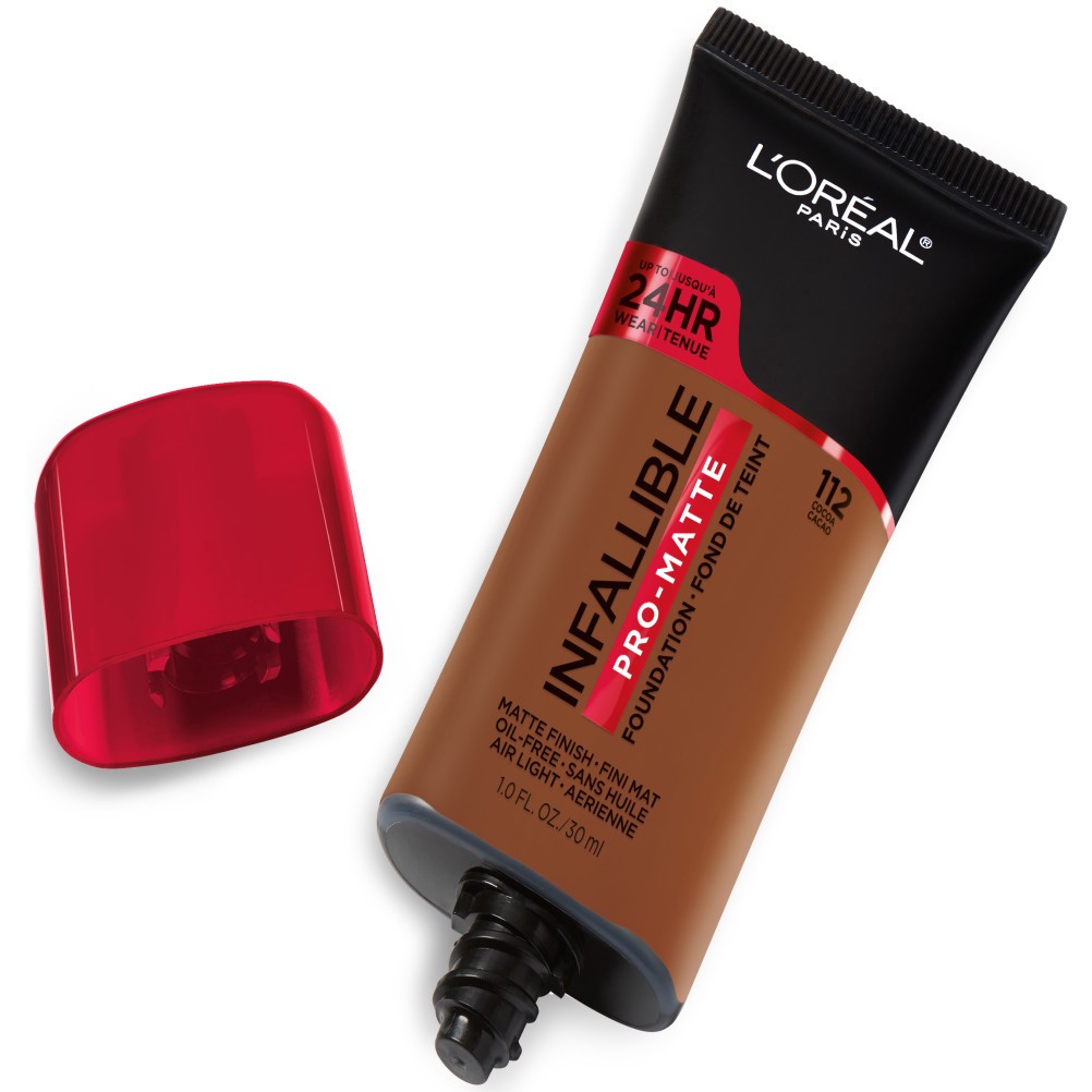 slide 1 of 2, L'Oréal Infallible Pro Matte Cocoa Foundation, 1 ct