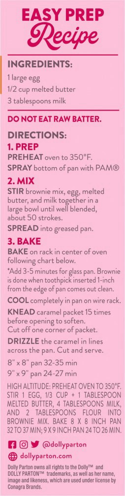 slide 2 of 4, Duncan Hines Brownie Mix, Caramel Turtle Flavored, 16.7 oz., 16.7 oz