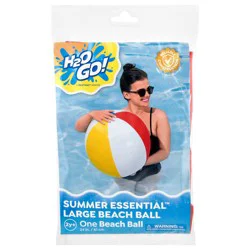 H2OGo! Summer Essential 2y+ Large Beach Ball, 1 Each