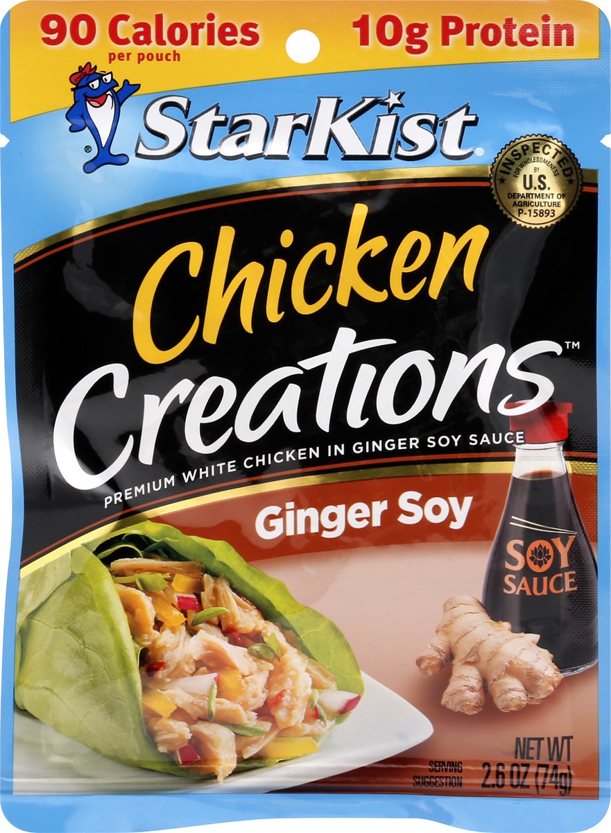 slide 7 of 8, StarKist Chicken Creations Ginger Soy, 2.6 oz