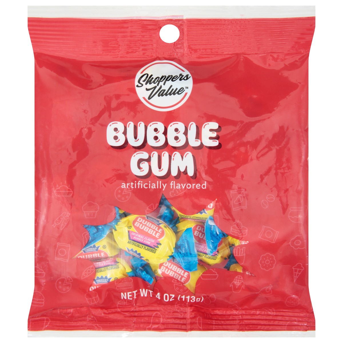 slide 1 of 7, Shoppers Value Bubble Gum Candy, 4 oz