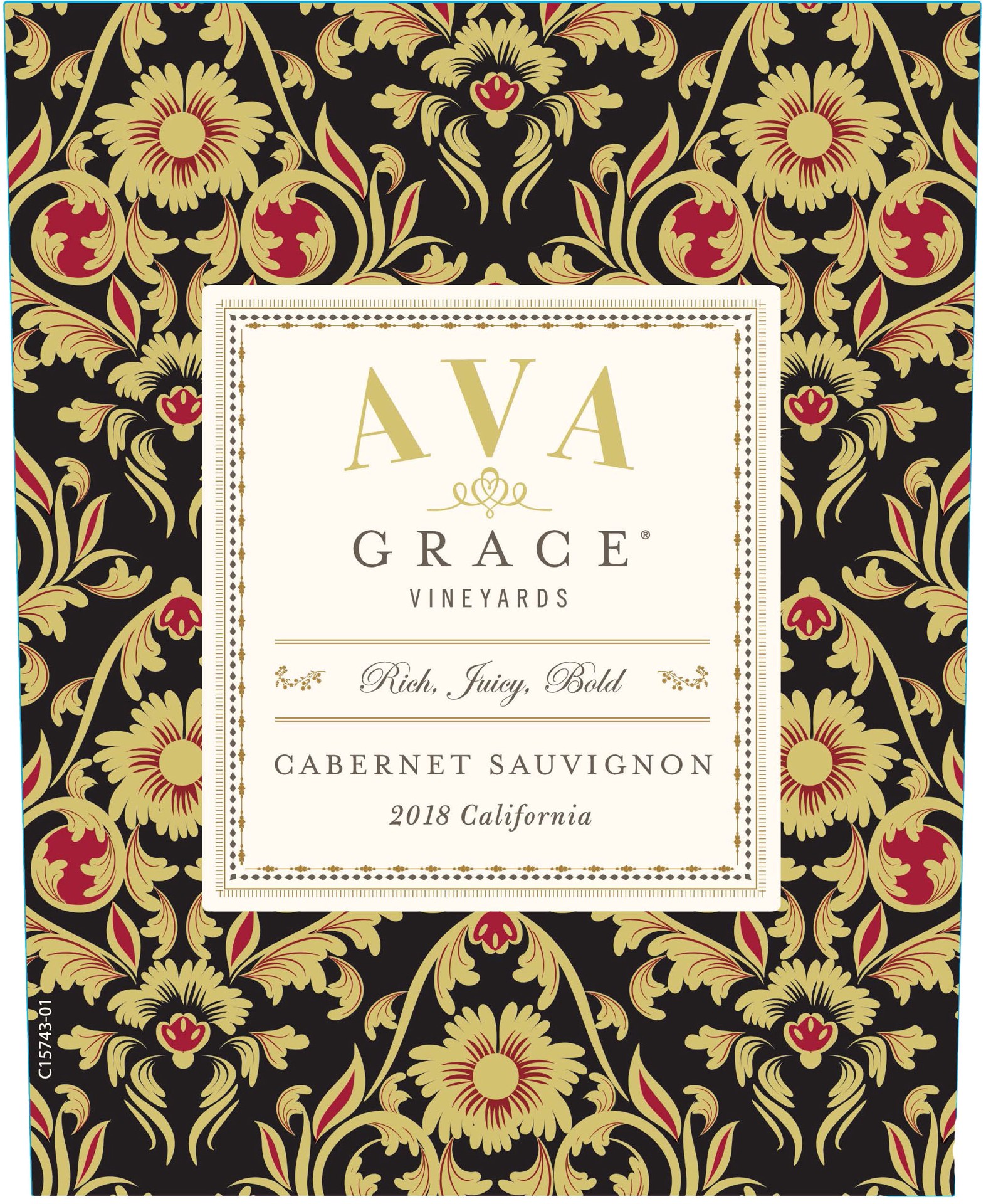 slide 2 of 5, Ava Grace Cabernet Sauvignon, Red Wine, 750ml, 1 ct