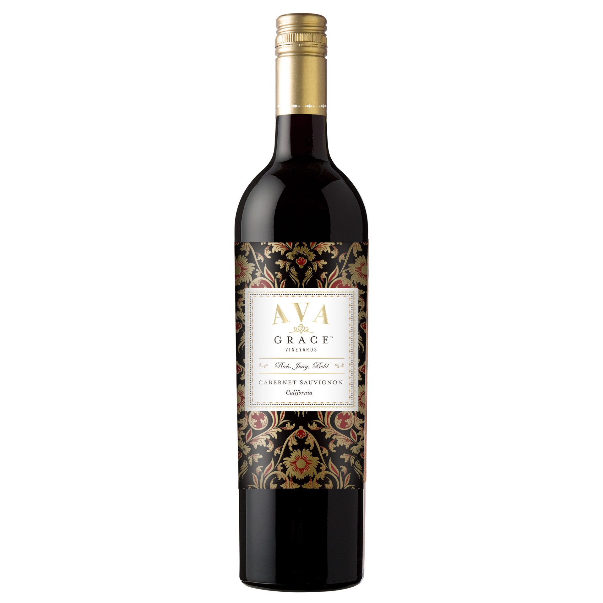 slide 1 of 5, Ava Grace Cabernet Sauvignon, Red Wine, 750ml, 1 ct