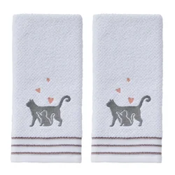 Skl Home Mama Cat Hand Towel (2-Pack)