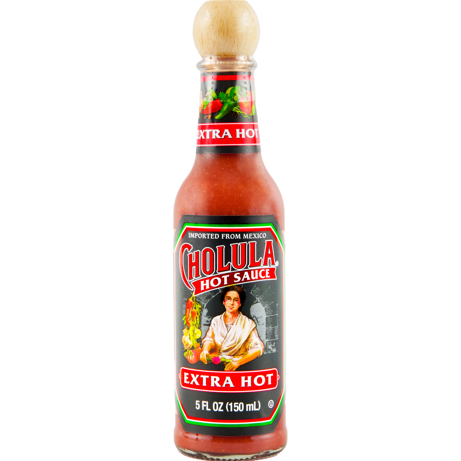 slide 1 of 5, Cholula Extra Hot Sauce, 5 oz