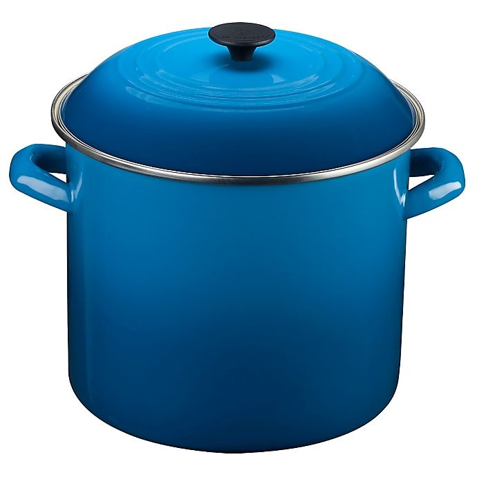 slide 1 of 1, Le Creuset Stock Pot - Marseille, 16 qt