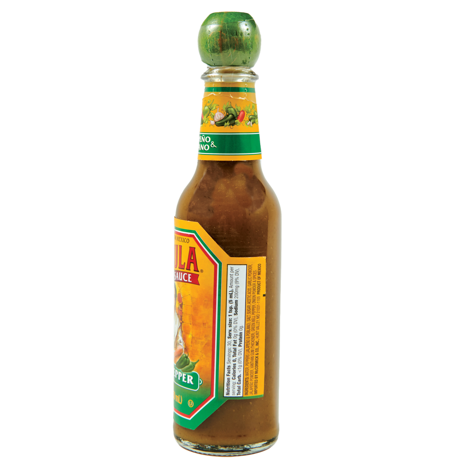 slide 2 of 7, Cholula Green Pepper Hot Sauce, 5 fl oz, 5 fl oz