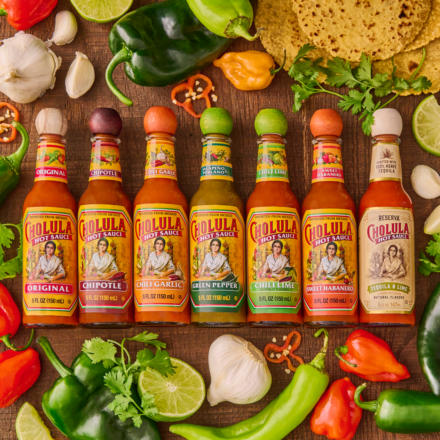 slide 6 of 7, Cholula Green Pepper Hot Sauce, 5 fl oz, 5 fl oz
